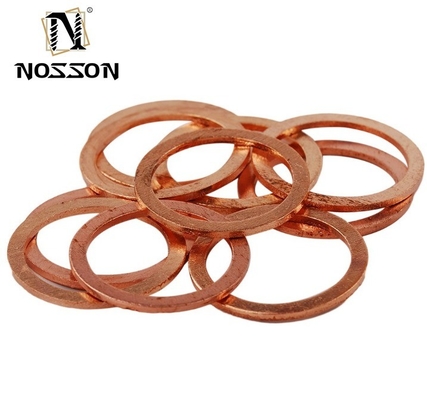 Estilo de divisão 18-8 aço inoxidável JIS padrão espessura de 1 mm cobre mesão cobre junta de metal de junta plana M3-M9