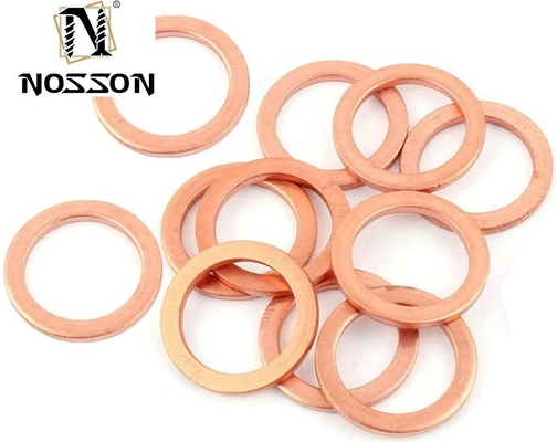 Estilo de divisão 18-8 aço inoxidável JIS padrão espessura de 1 mm cobre mesão cobre junta de metal de junta plana M3-M9