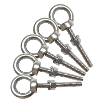 INCH Sistema de medição para parafusos de aço inoxidável M6 ombro 1/4&quot; x 2&quot; parafusos pesados para parafusos para elevação acabamento plano