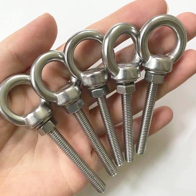 INCH Sistema de medição para parafusos de aço inoxidável M6 ombro 1/4&quot; x 2&quot; parafusos pesados para parafusos para elevação acabamento plano