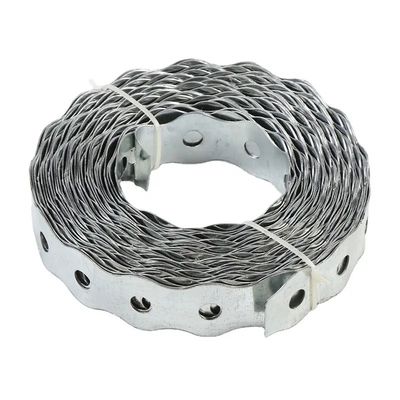 Instalação resistente ao calor com fita de aço branca e superfície de plástico em pó durável de 12 mm e 17 mm de largura