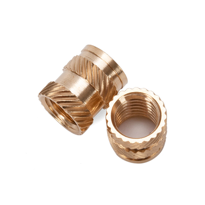 GB padrão da indústria automotiva M2-M6 Brass Nut Inserts Pre-enterrado Terra grossa oito Twill Hot Melt Injection Inlays