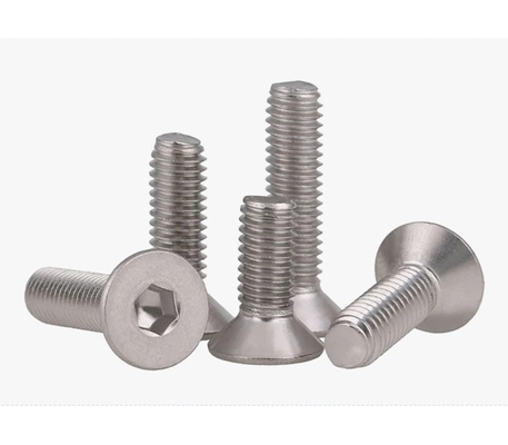 304 Din7991 M3-M16 Countersunk Head Hexagon Socket Screw para distribuidores de fixações padrão BS