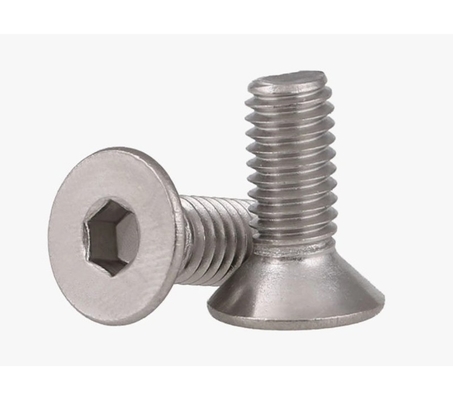 304 Din7991 M3-M16 Countersunk Head Hexagon Socket Screw para distribuidores de fixações padrão BS