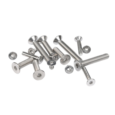 304 Din7991 M3-M16 Countersunk Head Hexagon Socket Screw para distribuidores de fixações padrão BS
