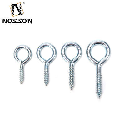 Finitura galvanizada de aço gancho de olho de madeira parafuso auto-aperto parafuso M1.6 M2 M2.5 M3 M4 M5 M6 M8 M10 M12 M14 M16 M20 e Venda