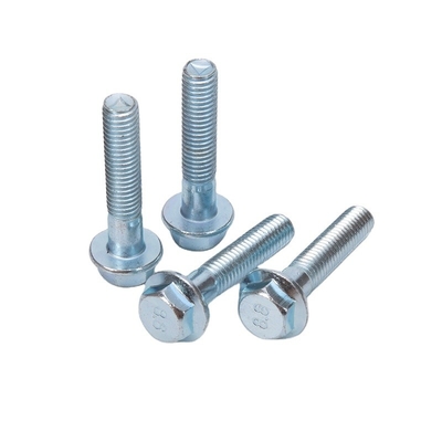 Aço carbono de alta qualidade A2-70 5/16 parafusos de cabeça hexadeca com flange totalmente roscados 5/16 &quot;-18 x 3/4&quot; grau 5 para requisitos do cliente