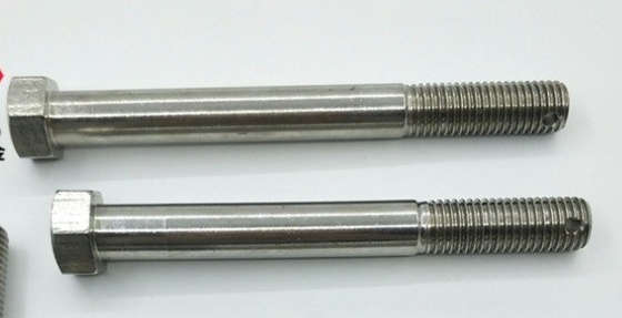 M1.6-M20 Sistema métrico de medição de aço inoxidável cabeça plana parafuso parafuso com buraco de pin Cotter
