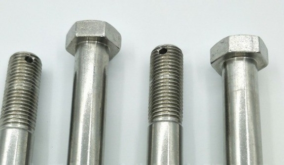 M1.6-M20 Sistema métrico de medição de aço inoxidável cabeça plana parafuso parafuso com buraco de pin Cotter