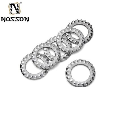 Zinc acabamento de aço inoxidável Lavadora de fecho de estrelas de dente interna para maior durabilidade M6 M8 M10 M12M14 M16M18M20M22M24M27m30