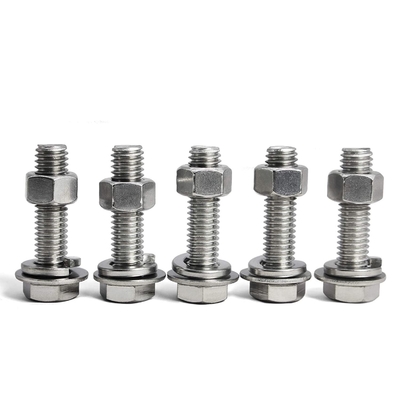 GB Standard M1.6 M2 M2.5 M3 M4 M5 M6 M8 M10 M12 M14 M16 M20 ZINCO PLATED Hex Head Bolts para Desempenho Durável