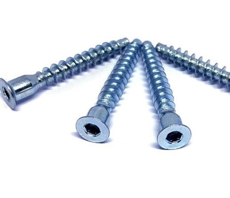 Parafuso de confirmação padrão DIN de aço métrico 6.3x50 para conexão de gabinete