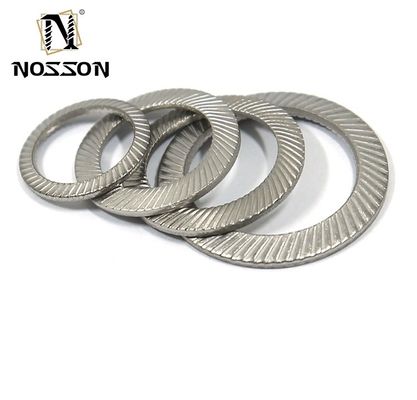 Melhore sua máquina de alimentos e bebidas com acabamento preto Din9250 Serrated Knurled Safety Lock Washers M3-M30 Standard JIS