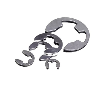 Atualize seu equipamento com anel de circunferência de tipo E de aço inoxidável 18-8 em tamanhos M3M4M5M6M8M10M12M14M16M240M18M20M22M24M27