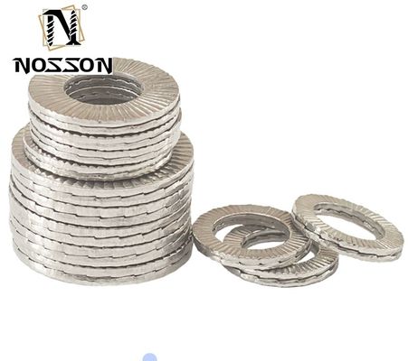 Máquina de lavagem de cadeia de auto-bloqueio para a indústria geral DIN25201 M3 M4 M5 M6 M8 M10 M12 Dacromet revestido estilo contra-encosto