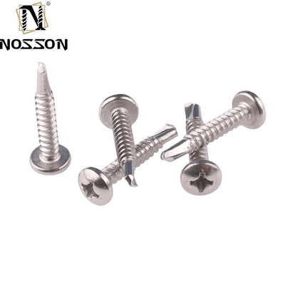 Soluções de fixação versáteis com acabamento revestido com zinco e parafuso de auto-perfuração de cabeça hexadecimal de aço padrão GB 4 * 16 mm
