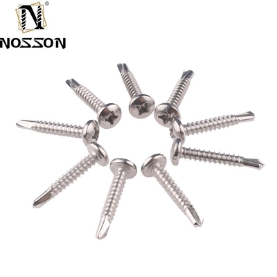Soluções de fixação versáteis com acabamento revestido com zinco e parafuso de auto-perfuração de cabeça hexadecimal de aço padrão GB 4 * 16 mm
