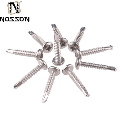 Soluções de fixação versáteis com acabamento revestido com zinco e parafuso de auto-perfuração de cabeça hexadecimal de aço padrão GB 4 * 16 mm