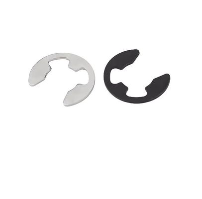 DIN6799 GB896 Anel de retenção em forma de E em aço inoxidável Anel de retenção aberto preto Anel de retenção tipo E Circlip para peças de máquinas de mineração