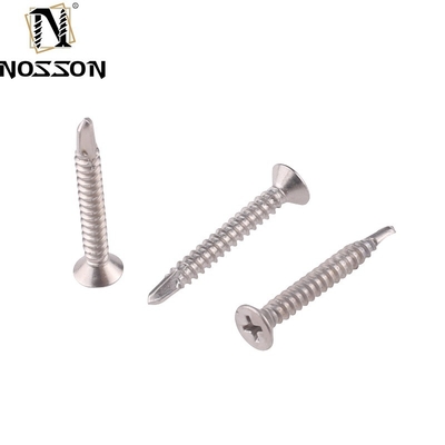 ST4.2 ST4.8 ST5.5 ST6.3 Metric JIS Standard Self Drilling Screw com costelas/cotovelas sob a cabeça e desempenho de aço inoxidável