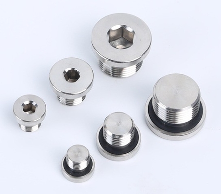 304 aço inoxidável Hex Oil Drain Plug com laringe Plug Wide Range