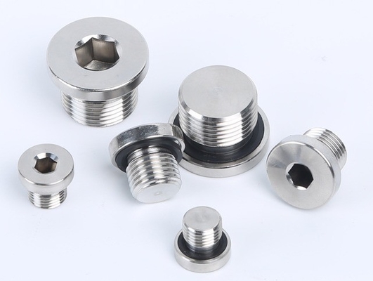 304 aço inoxidável Hex Oil Drain Plug com laringe Plug Wide Range