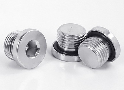 304 aço inoxidável Hex Oil Drain Plug com laringe Plug Wide Range