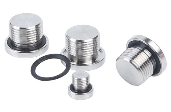 304 aço inoxidável Hex Oil Drain Plug com laringe Plug Wide Range