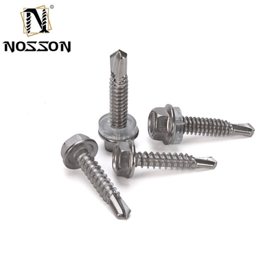 Parafusos de fixação automática de madeira Torx ANSI Standard com ST3.9 ST4.2 ST4.8 ST5.5 ST6.3 Tamanhos e padrão DIN
