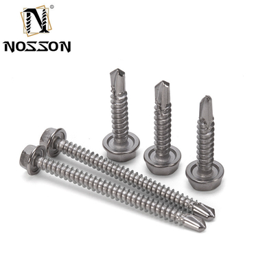Parafusos de fixação automática de madeira Torx ANSI Standard com ST3.9 ST4.2 ST4.8 ST5.5 ST6.3 Tamanhos e padrão DIN