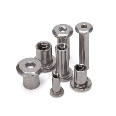 Finitura de mobiliário revestida de zinco Insert Nut Hex Socket Head Sleeve Nut Barrel Nut para máquinas e equipamentos de mineração
