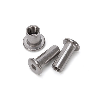 Finitura de mobiliário revestida de zinco Insert Nut Hex Socket Head Sleeve Nut Barrel Nut para máquinas e equipamentos de mineração