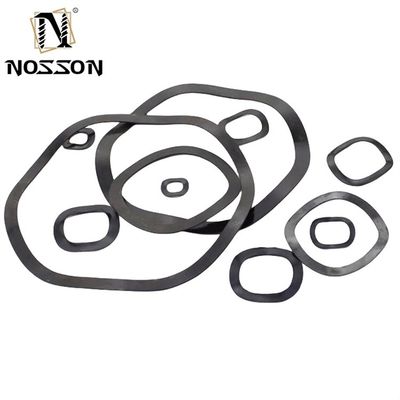 65 Aço manganês Split Style Wave Spring Bearings Washer M3-M80 DIN137 Aço carbono DIN PE PE Saco Cartão 137 ISO Preto