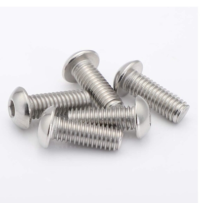 1/4-20 x 3/8 polegadas cabeça de botão tomada tampa parafusos parafusos Allen parafuso métrico
