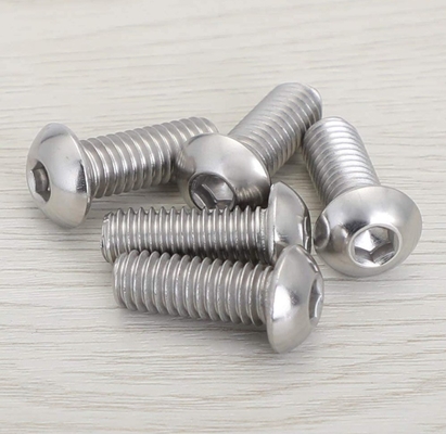 1/4-20 x 3/8 polegadas cabeça de botão tomada tampa parafusos parafusos Allen parafuso métrico