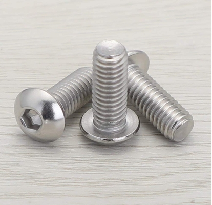 1/4-20 x 3/8 polegadas cabeça de botão tomada tampa parafusos parafusos Allen parafuso métrico