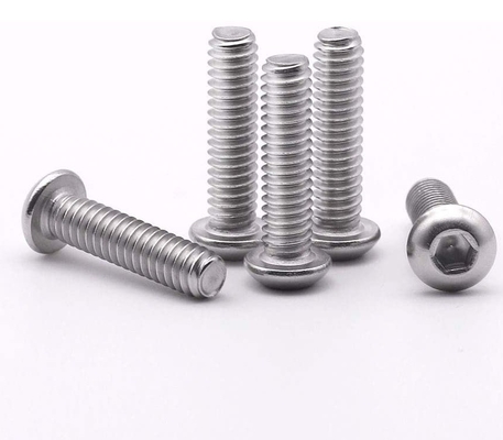 1/4-20 x 3/8 polegadas cabeça de botão tomada tampa parafusos parafusos Allen parafuso métrico