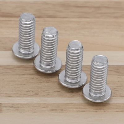 1/4-20 x 1/2 polegada cabeça de botão cabo de tomada parafusos 18-8 aço inoxidável 304 acabamento simples Full Thread Allen Hex Drive Pan Head