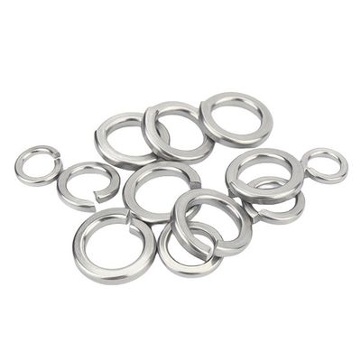 18-8 aço inoxidável M6 M8 M10 aço galvanizado B7 B7M óxido negro latão fechado lavadora de molas DIN127