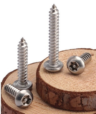 Parafusos de auto-aperto de acabamento galvanizado de aço inoxidável M1.2 M1.4 M1.7 M2 M2.3 M2.6 M3 M3.5 M4 M4.2 M5 M6 para construção