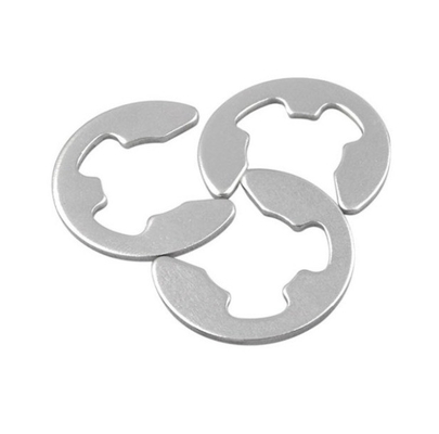 Tratamento de Água Dimensão personalizada DIN6799 Anel de circunferência de tipo E de aço inoxidável para indústria pesada M3M4M5M6M8M10M12M14M16M240M18M20M22M24M27