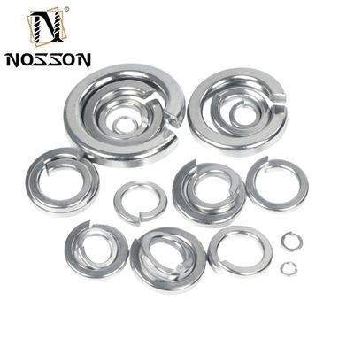 Máquina de limpeza de dentes DIN 125 e DIN 9021 em aço carbono revestido com zinco