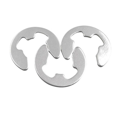 Tratamento de Água Dimensão personalizada DIN6799 Anel de circunferência de tipo E de aço inoxidável para indústria pesada M3M4M5M6M8M10M12M14M16M240M18M20M22M24M27