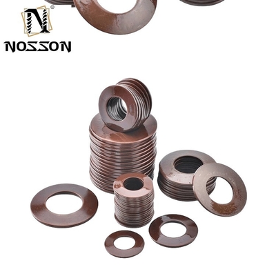 ISO Standard Zinc Finish Belleville Spring Washers para aplicações resistentes a altas temperaturas