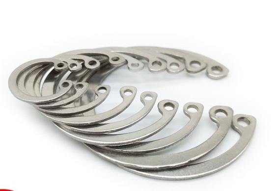 Circuito de aço inoxidável DIN 471 para M3M4M5M6M8M10M12M14M16M240M18M20M22M24M27 Material de bronze