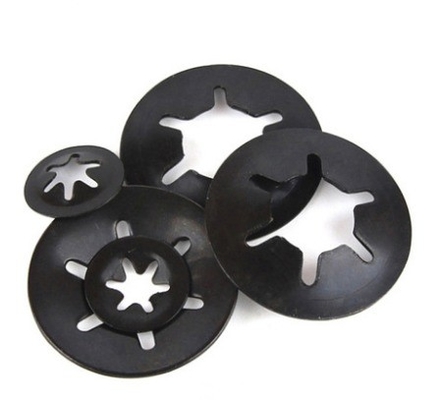 Tratamento de água ANSI/ASME Standard Spring Steel Starlock Washer Quick Lock Fixação em eixo dividido com dente interno