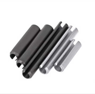 Pin de moagem de moagem de aço revestido de preto com ranhuras de rolos pesados com alta resistência à corrosão DIN1444