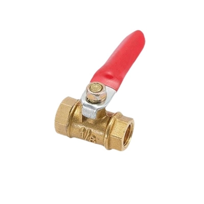 6mm Conector Pneumático Manuseio mangueira mangueira Barbe Inline Brass Água Óleo Ar Gás Linha de combustível Shutoff válvula de bola Tubos Fittings C10200
