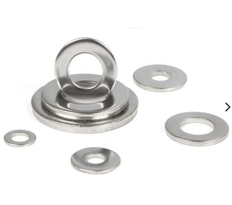 Indústria Pesada M5 M6 M8 M10 Aço inoxidável 304 316 DIN125 Lavadora plana com GB Standard Plain