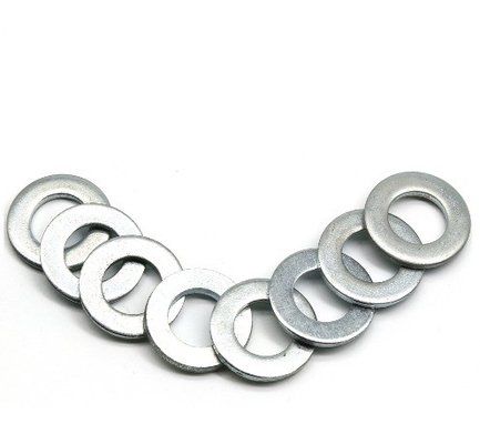 Indústria Pesada M5 M6 M8 M10 Aço inoxidável 304 316 DIN125 Lavadora plana com GB Standard Plain